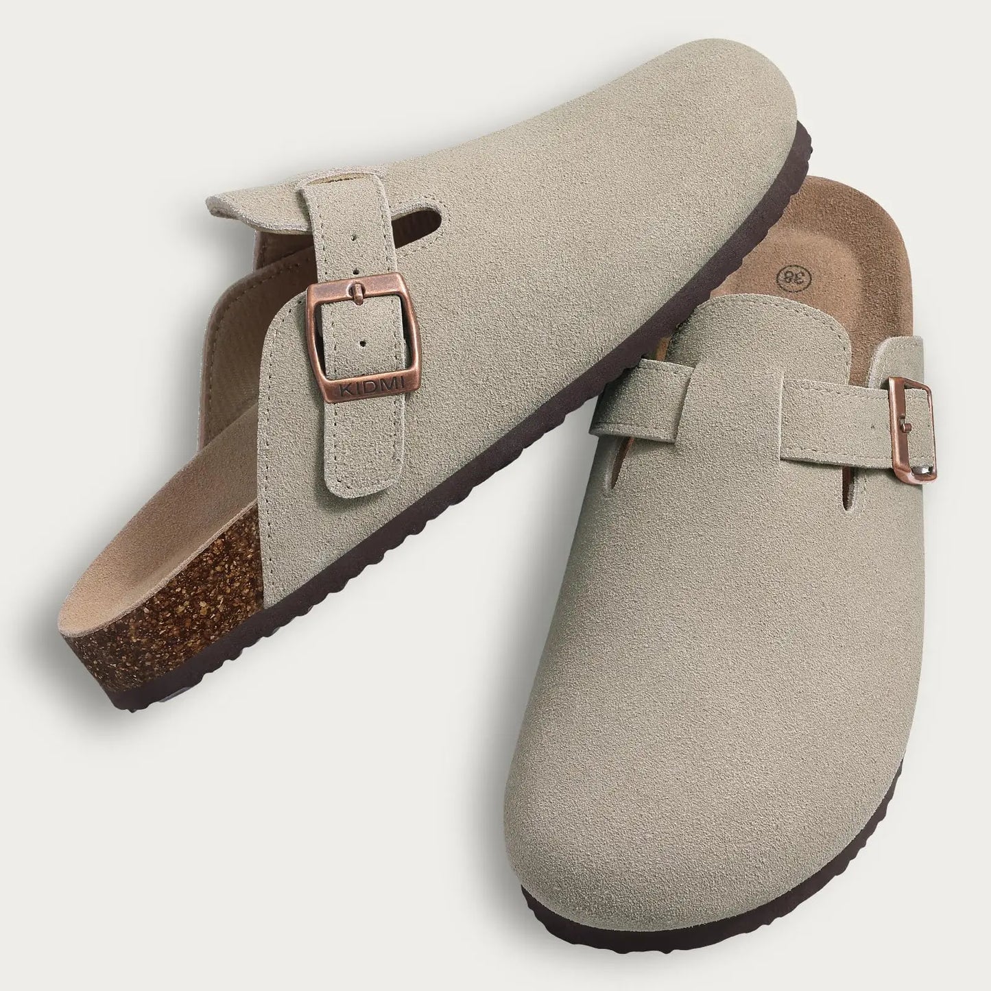 Suede Clogs